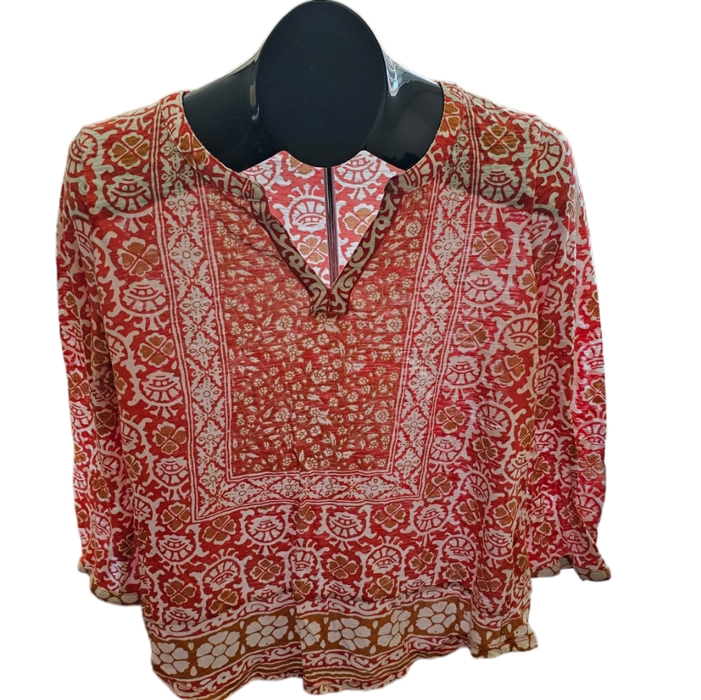 M Lucky Brand 3/4 sleeve top